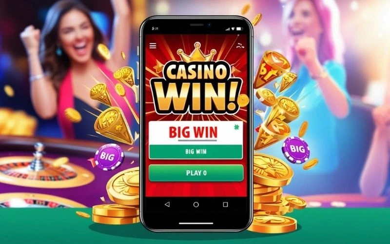 on image text 'CASINO BIG WIN'