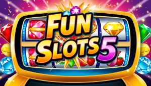 on image text 'FUN SLOTS 5'