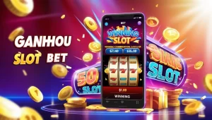 on image text 'GANHOU SLOT BET'