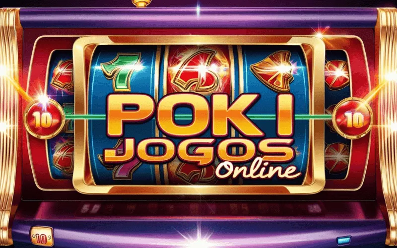 on image text 'POKI JOGOS ONLINE'