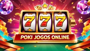 on image text 'POKI JOGOS ONLINE'