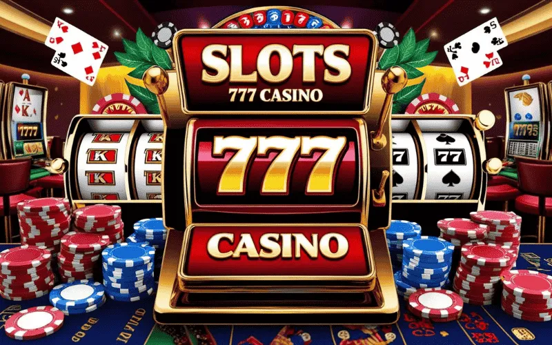 on image text 'SLOTS 777 CASINO'